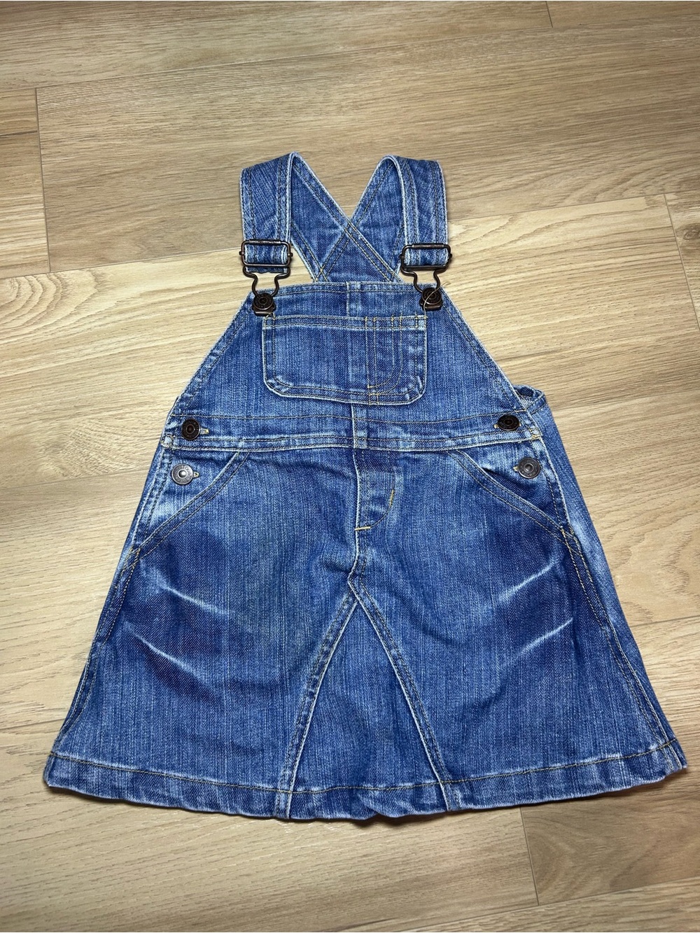 GAP Blue Denim Overall Skirt for Kids